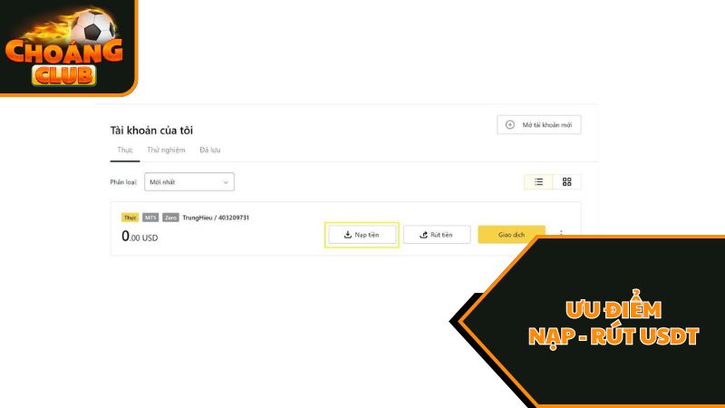 Lưu ý khi Nạp - Rút USDT